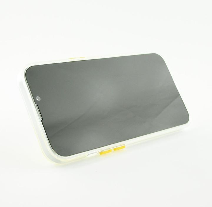 Actual product image PhoneLook Coque Caméra clapet avec anneau jaune (Apple iPhone 14 Pro)