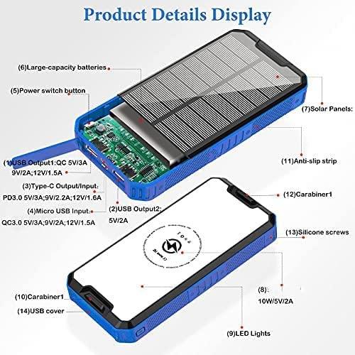 Produktbild Anyfong Solar Powerbank (30000 mAh, 20 W, 20 Wh)