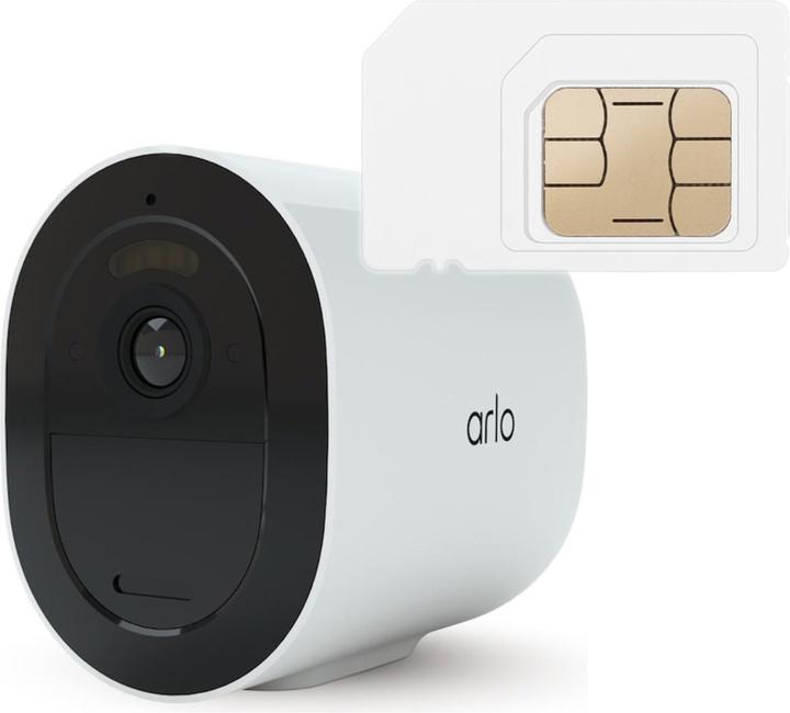 Produktbild Arlo Go 2 LTE Kamera + 365 Tage unlimitiert digitec iot Daten Flat 10 Mbit/s (1920 x 1080 Pixels)