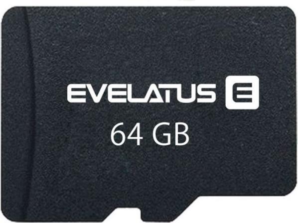 Evelatus Micro Card SD 64GB 3.0 EMC01 W:20mb/s R:60mb/s (64 GB, microSDXC)