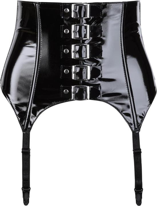 Actual product image Black Level Vinyl Suspender Belt 2XL (XXL)