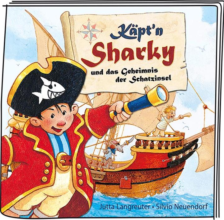 Actual product image Tonies Audio book Tonie - Captain Sharky and the secret of Treasure Island (German)
