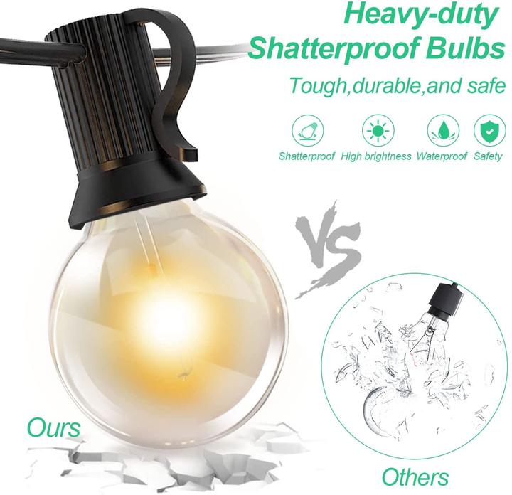 Image du produit Ghustar Guirlande lumineuse solaire (15 m)