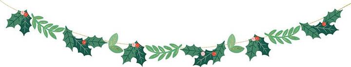 Produktbild Partydeco Garland Mistletoe, 1.5 m, green (1 pkt / 1 pc.)
