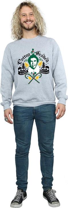 Actual product image Elf Mens Headed Ninny Muggins Sweatshirt (S)