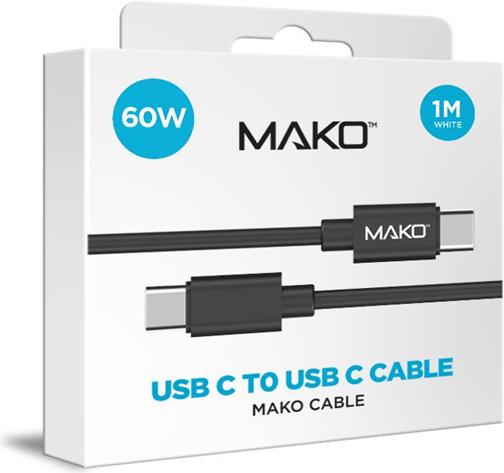Produktbild Mako USB C – USB C (1 m, USB 2.0, 60 W)