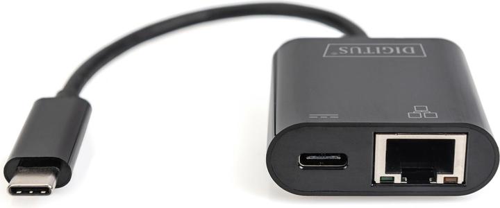 Actual product image Digitus USB Type-C™ Gigabit Ethernet adapter with Power Delivery support (USB-C, RJ45 (1x))
