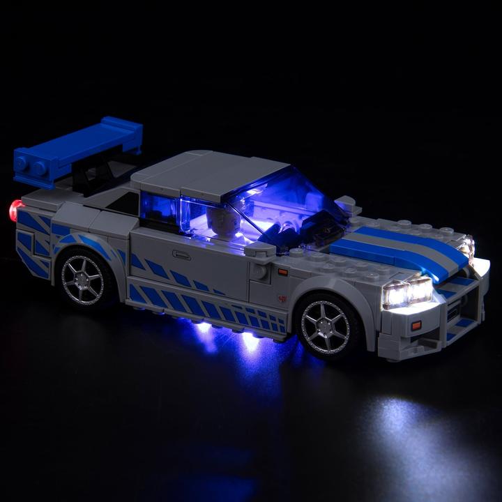 Immagine prodotto BrickBling Set di luci a LED per LEGO 2 Fast 2 Furious - Nissan Skyline GT-R (R34) (76917)