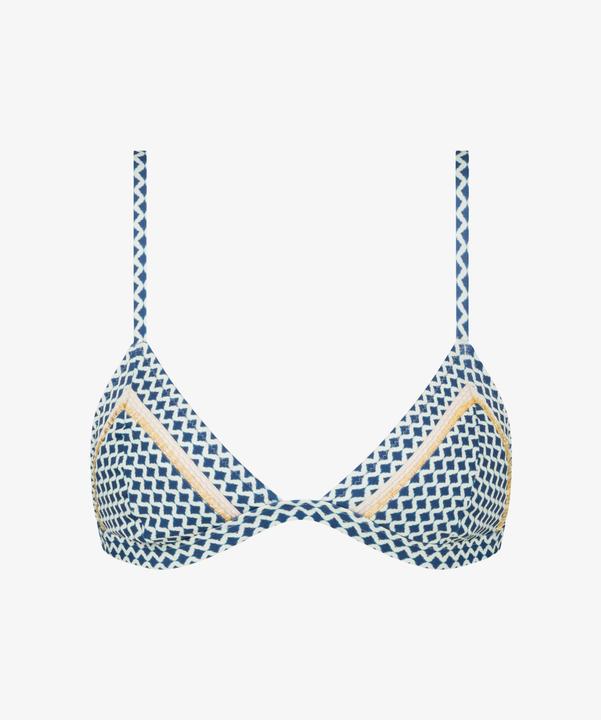 Immagine prodotto Watercult Top bikini "Nautic Call" blu/piccolo a fantasia (40)