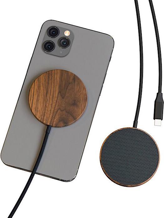 Produktbild Woodcessories Wireless Charger MagPad Walnut 10W (10 W)