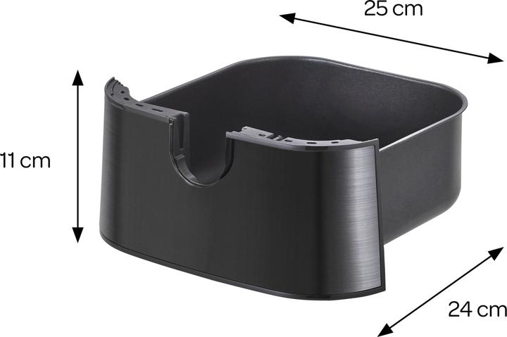 Actual product image Inventum GF350HLDB - Hot air fryer - Inhoud 3,5 litre - Zwart/RVS