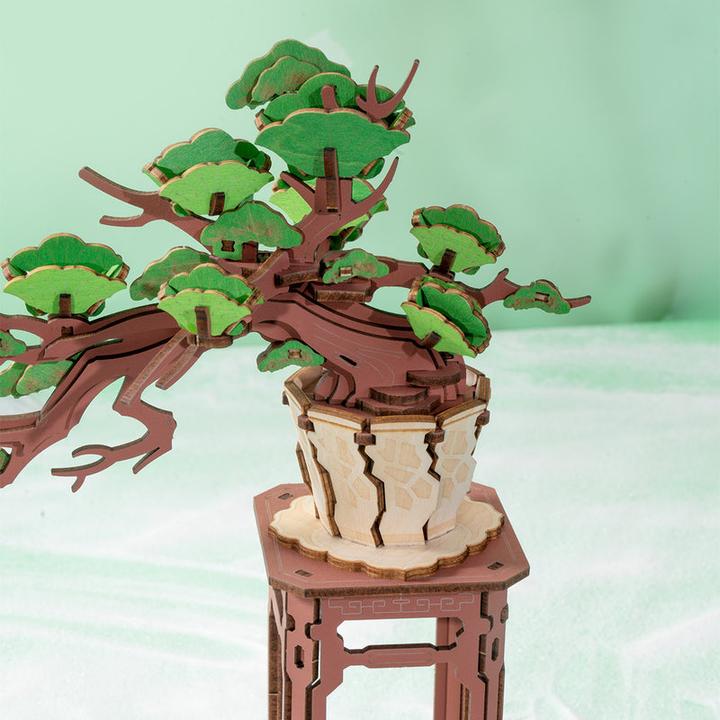 Actual product image Rolife Evergreen Pine Bonsai (115 pieces)