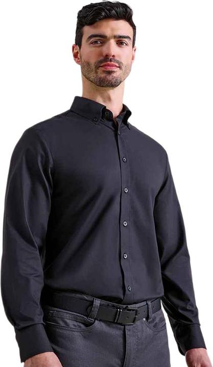Actual product image Premier Mens Supreme Oxford Long-Sleeved Formal Shirt (3XL)
