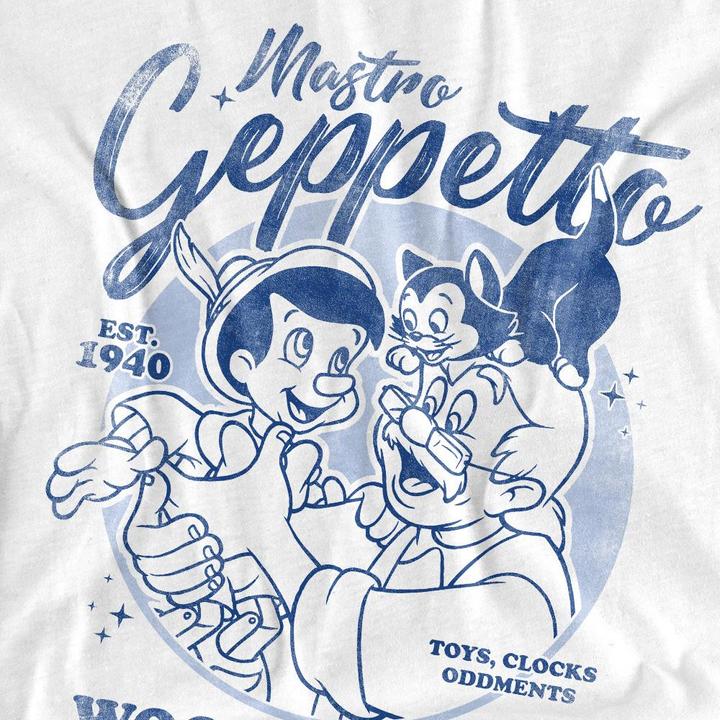 Immagine prodotto Pinocchio Maglietta Geppetto Adulto Unisex (S)