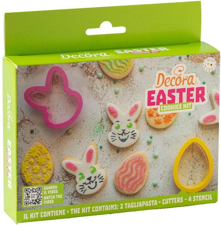 Image du produit Decora Schablone Hase und Ei Set 4-teilig, Materialtyp