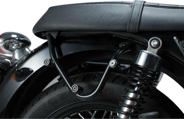 Actual product image Sw Motech motorcycle pannier spacers slc gauche triumph thruxton/bonneville/scrambler