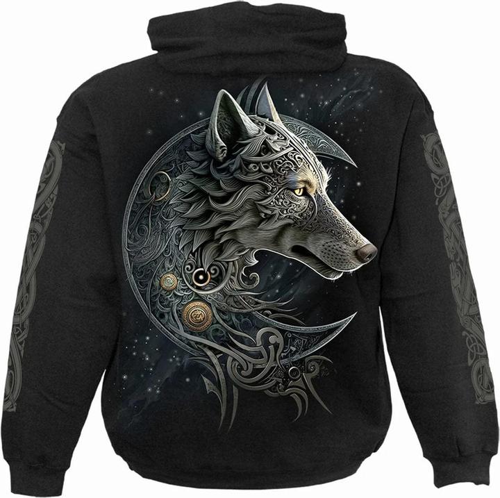 Produktbild Spiral Celtic Wolf Kapuzenpullover (L)
