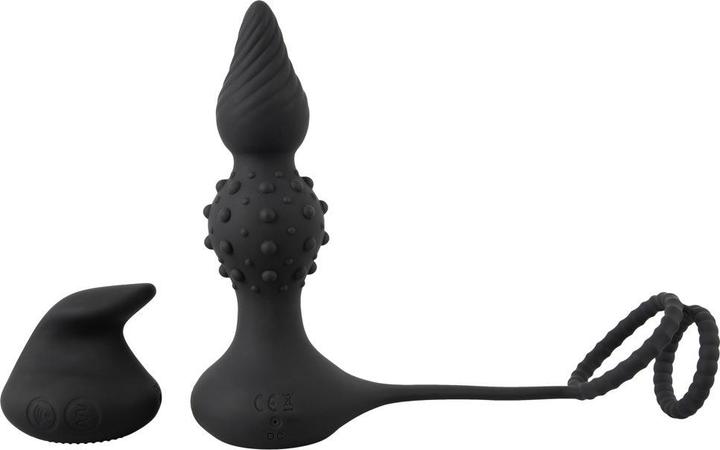 Produktbild Rebel Cock ring with RC butt plug (3.50 cm)