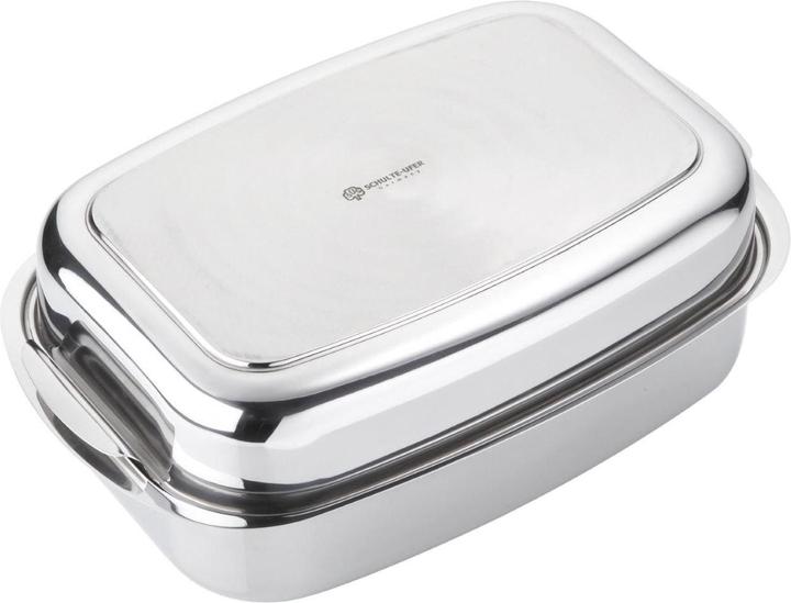Schulte-Ufer SUS Cocotte tout usage en acier inoxydable, induction 36 cm (Cocotte + faitout, Acier inoxydable)