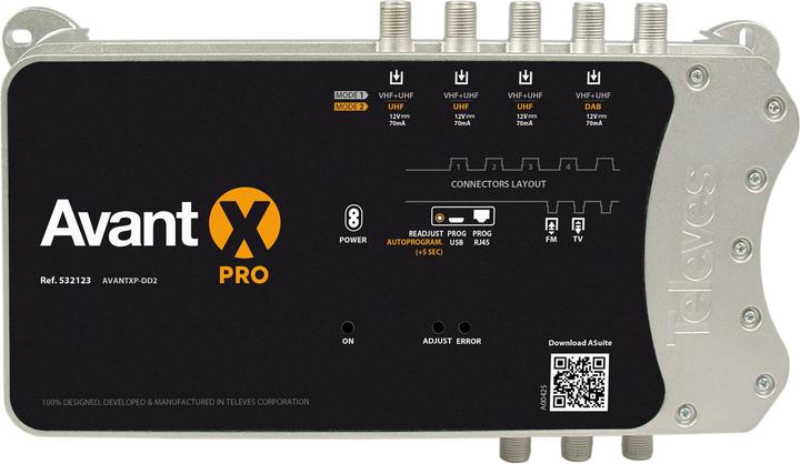 Produktbild Televes AVANTXP-DD2 Mehrbereichsverstärker Pro (Verstärker)