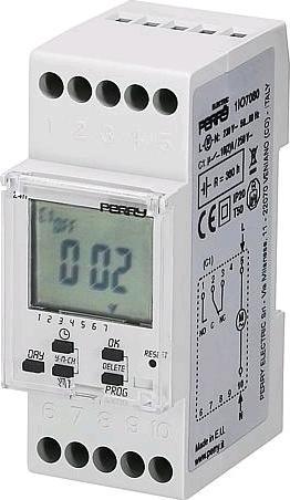 Actual product image Perry Electric 1IO 7080 Time switch CPU35uLCD