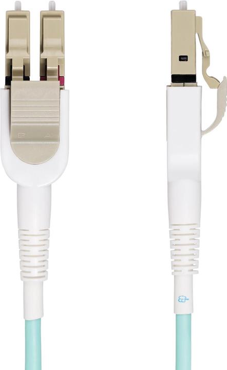 Actual product image StarTech com 5m LC zu LC (UPC) OM4 Multimode Glasfaser Patchkabel, 50/125µm, 100Gbps, Low Insertion (UTP, CAT6, 5 m)