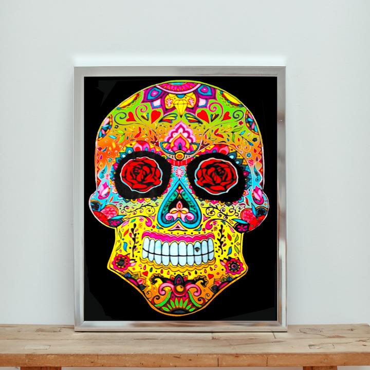 Actual product image ColorVelvet Colouring in skull