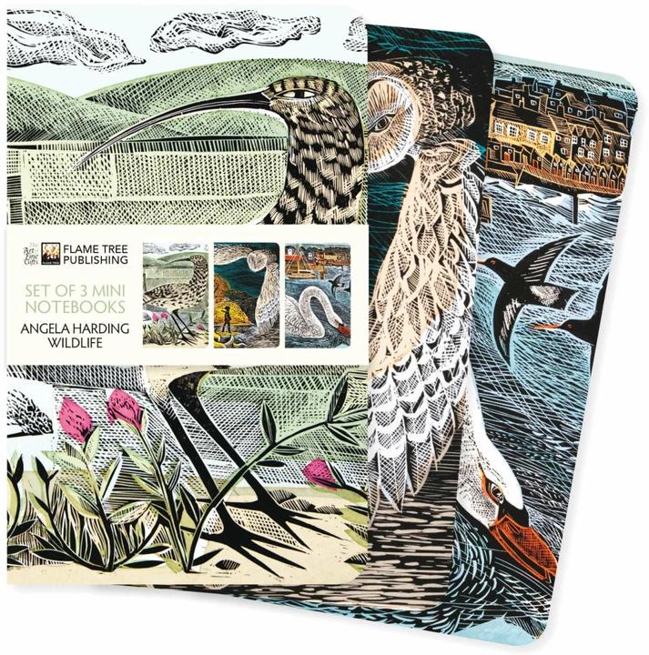 Produktbild Angela Harding: Wildlife Set of 3 Mini Notebooks (Deutsch, Collectif, 2024)
