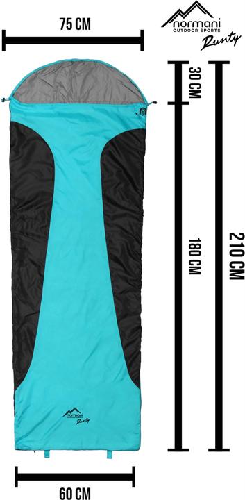 Immagine prodotto Normani Ultralight-Schlafsack Runty (210 cm)
