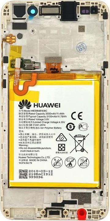 Immagine prodotto Huawei Unità display + cornice + batteria Y6II Compact oro 02350VUK (Huawei Y6 II Compact)