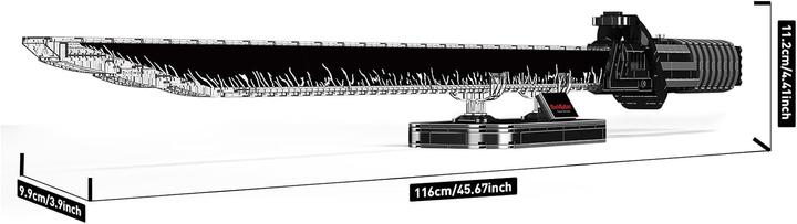 Actual product image Mould King Black sabre