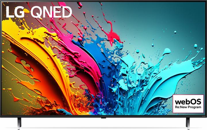Image du produit LG 50QNED85T6A (125,8 cm (50 pouces), noir, UltraHD/4K, HDR10, triple tuner, processeur AI, dalle 120 (50", QNED85, QNED, 4K)