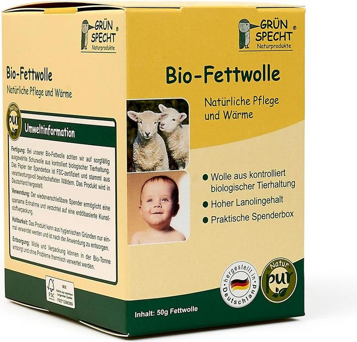 Produktbild Grünspecht Fettwolle