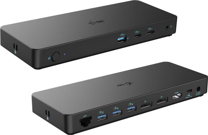 i-tec USB-C Triple 4K Display Docking Station (USB-C, 9 Ports)