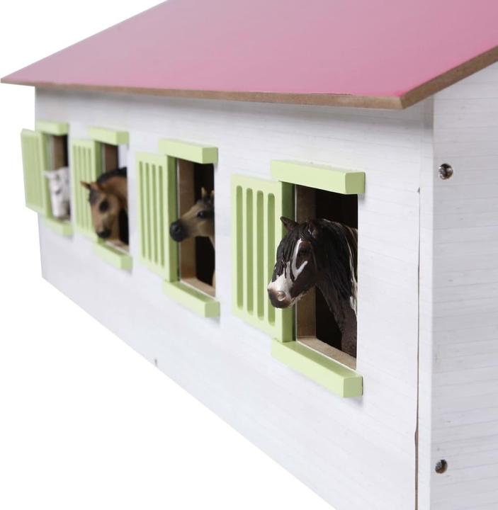 Produktbild Kids Globe Farming Pferdestall Pink mit 7 Boxen