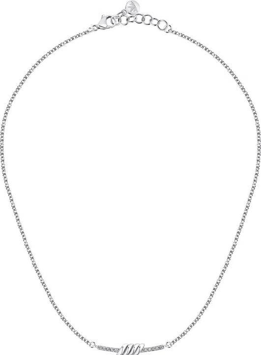 Image du produit Morellato Élégant collier en acier avec cristaux Torchon SAWZ04 (Acier inoxydable)