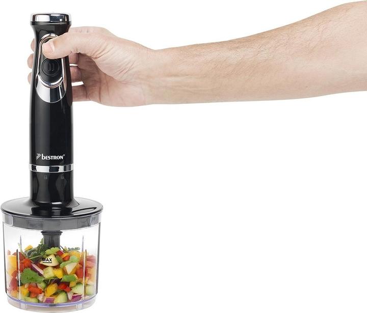 Image du produit Bestron Set mixeur plongeant en acier inoxydable