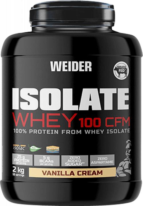 Actual product image Weider Isolate Whey 100 CFM (Vanilla, 1 pcs., 2000 g)
