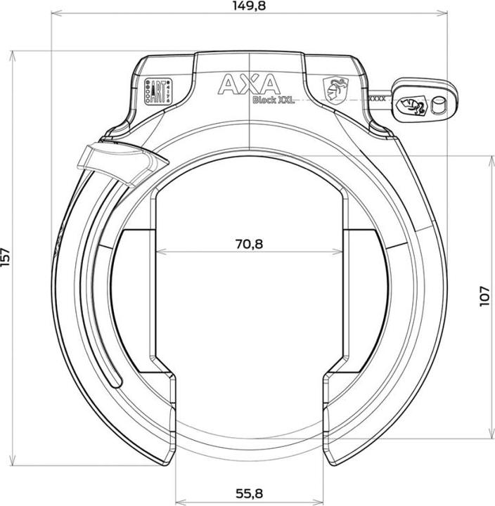 Image du produit AXA Bloc XXL (6 cm)