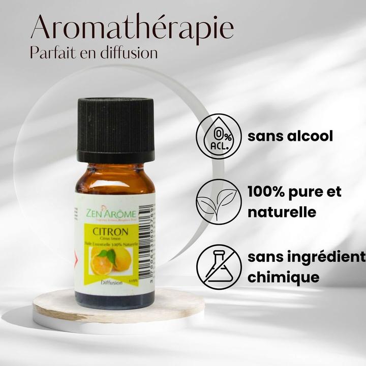 Image du produit Zen Arôme Parfum d'intérieur Huile essentielle Citron Huile aromatique No.51