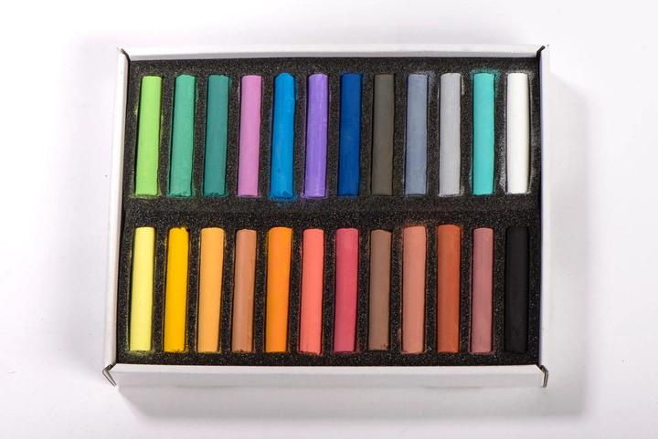 Actual product image BlockX Etui 24 Pastels - Assortis - Jaune citron (120 x)