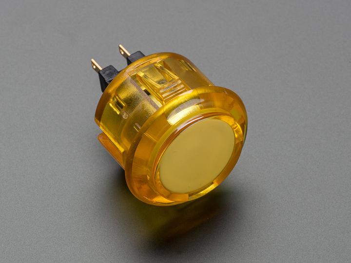 Immagine prodotto OEM Pulsante Arcade 30mm giallo trasparente