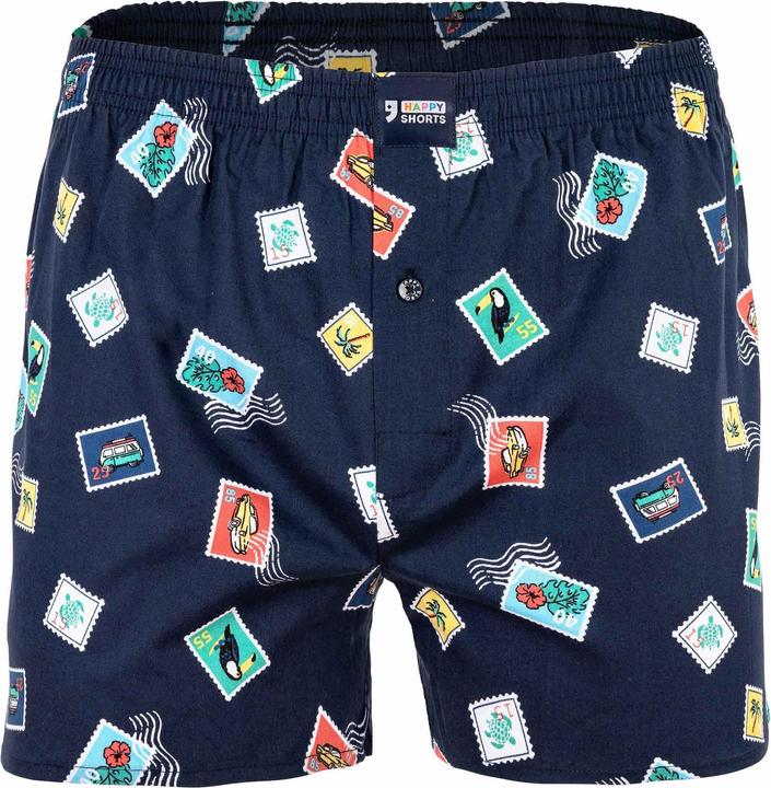 Immagine prodotto Happy shorts Boxer in tessuto dal taglio casual e confortevole (XL, Confezione singola)