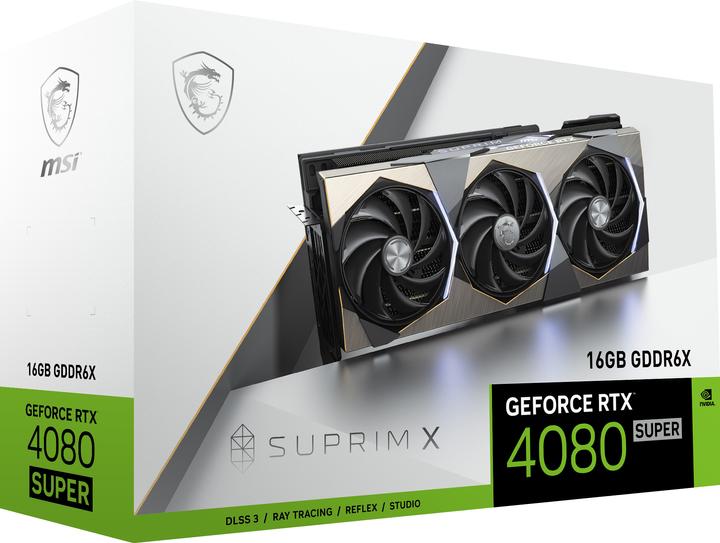 Actual product image MSI GeForce RTX 4080 SUPER 16G SUPRIM X (16 GB)