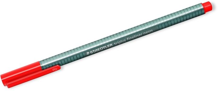Actual product image Staedtler 334 Fineliner triplus neon red (Neon red, 1 x)