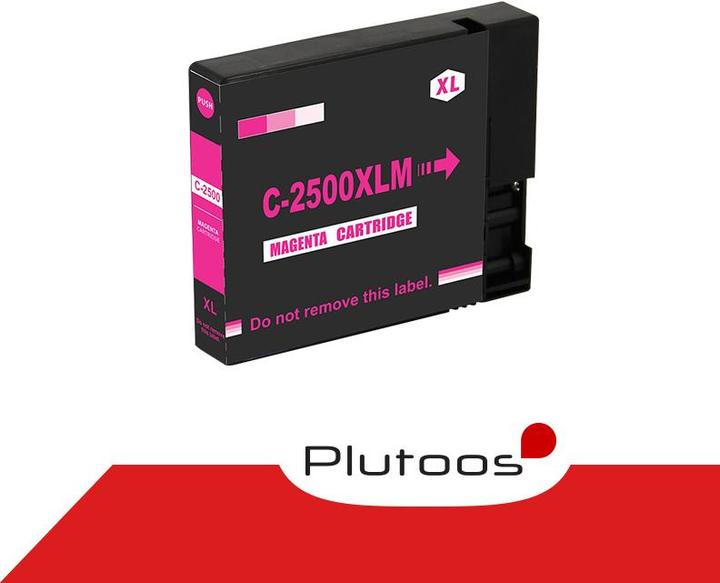 Actual product image Plutoos Canon PGI-2500XLM Cartridge compatible, Magenta