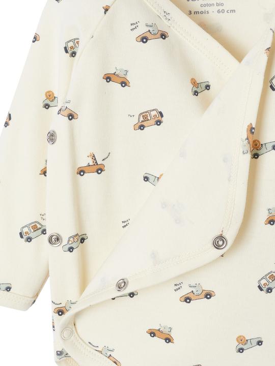 Image du produit Vertbaudet Bio-Kollektion: Baby Geschenk-Set aus Body, Latzhose, Mütze & Cordjacke (56)