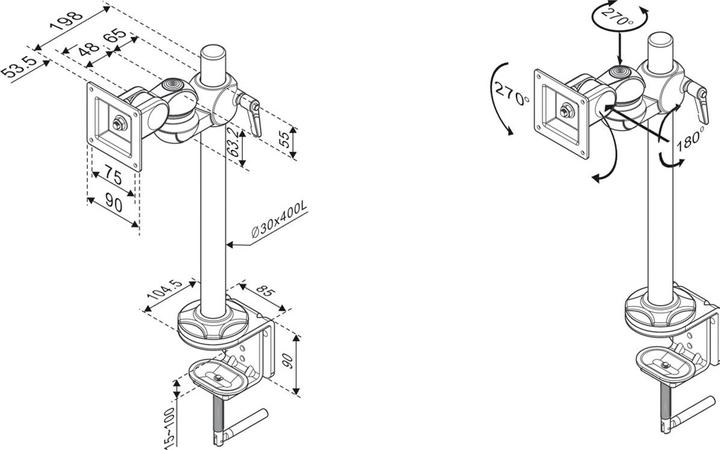 Produktbild Roline Single (Tisch, 32")