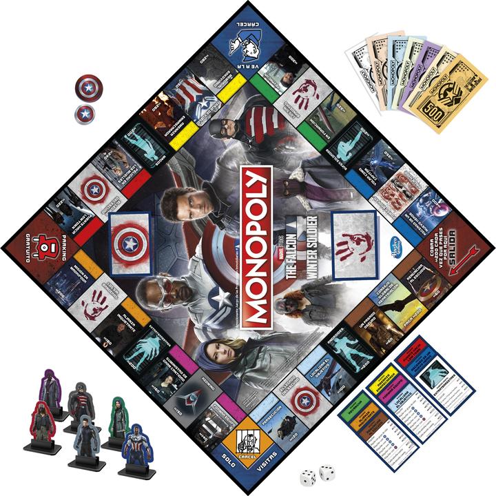 Immagine prodotto Monopoly Marvel Studios - The Falcon and the Winter Soldier Edition (Inglese)