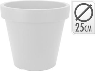 Produktbild Nampook Blumentopf EK Rund 25 cm Weiss